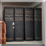 B07. Abraham Lincoln The War Years 4 volume set by Carl Sandberg - $ 